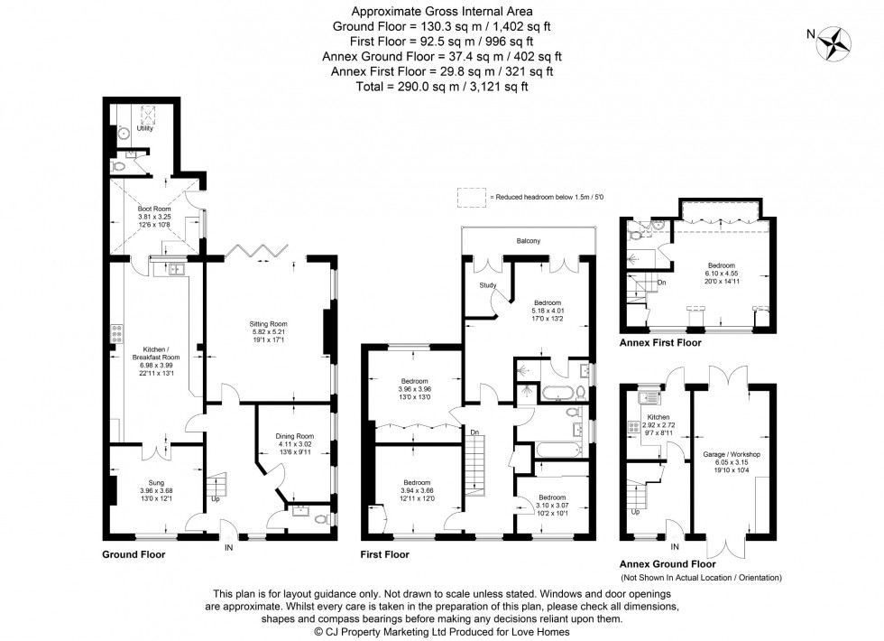 Floorplan for How End, Houghton Conquest