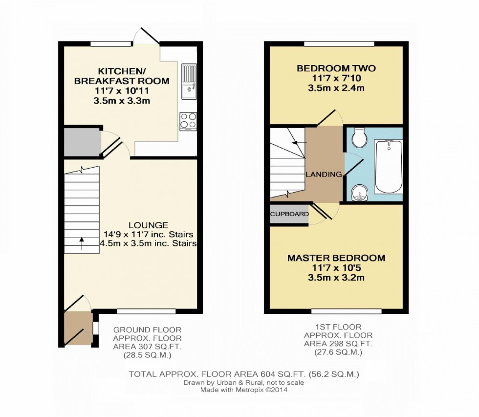 Floorplan for The Meadows, Flitwick, Bedford, Bedfordshire, MK45