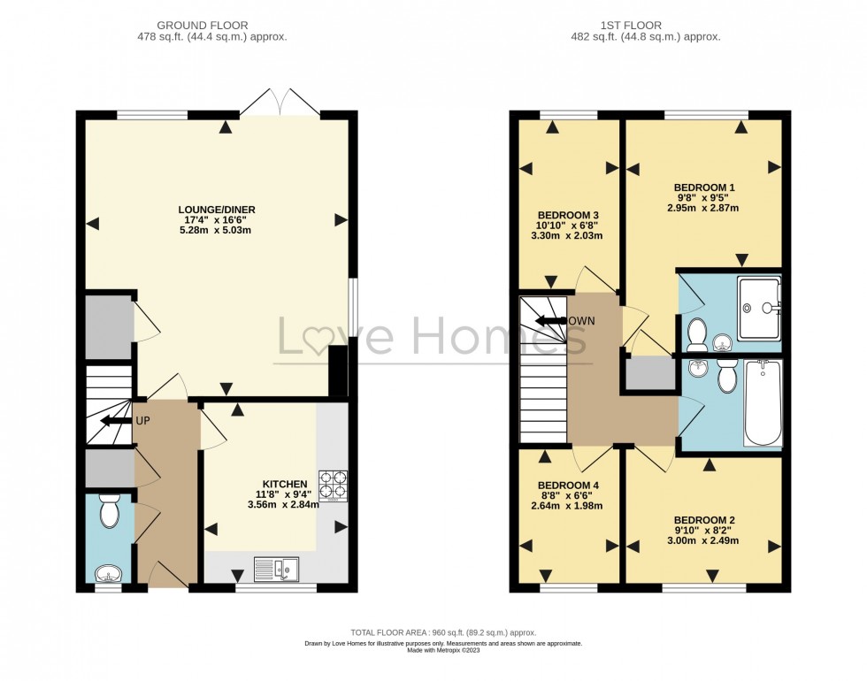 Floorplan for Shackleton Gardens, Flitwick