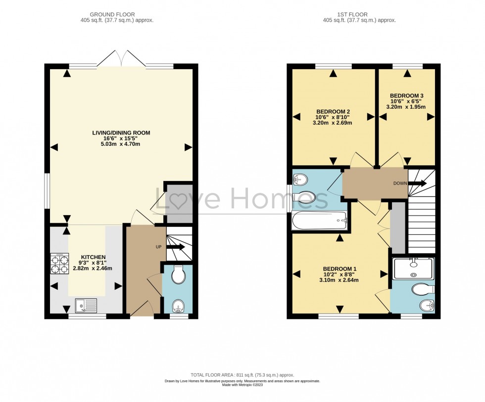 Floorplan for Shackleton Gardens, Flitwick