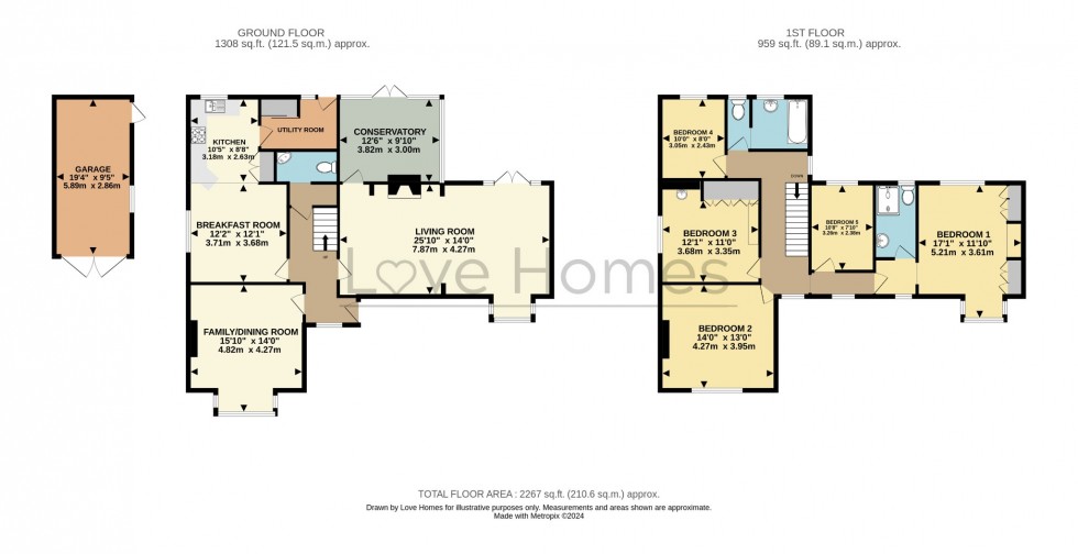 Floorplan for The Avenue, Flitwick