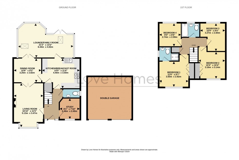 Floorplan for Beaumont Road, Flitwick