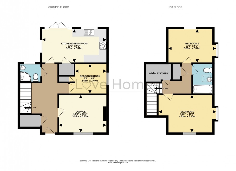 Floorplan for Flitwick Road, Westoning