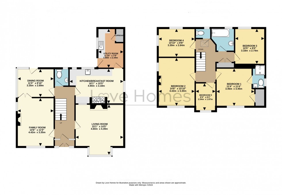 Floorplan for Ampthill Road, Flitwick