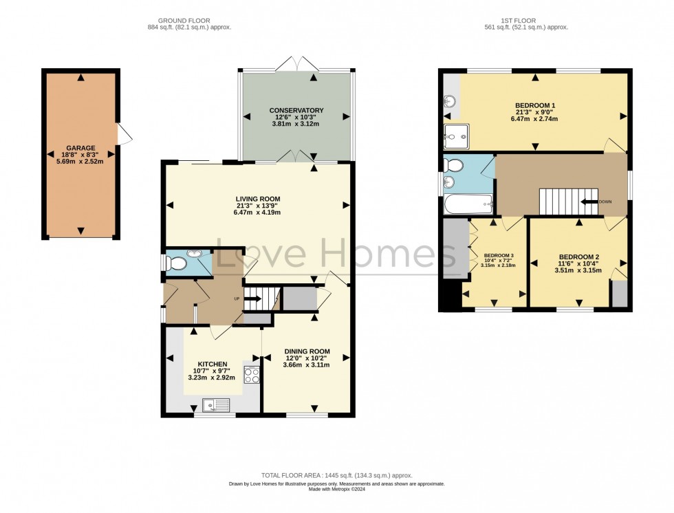 Floorplan for Mill Lane, Greenfield