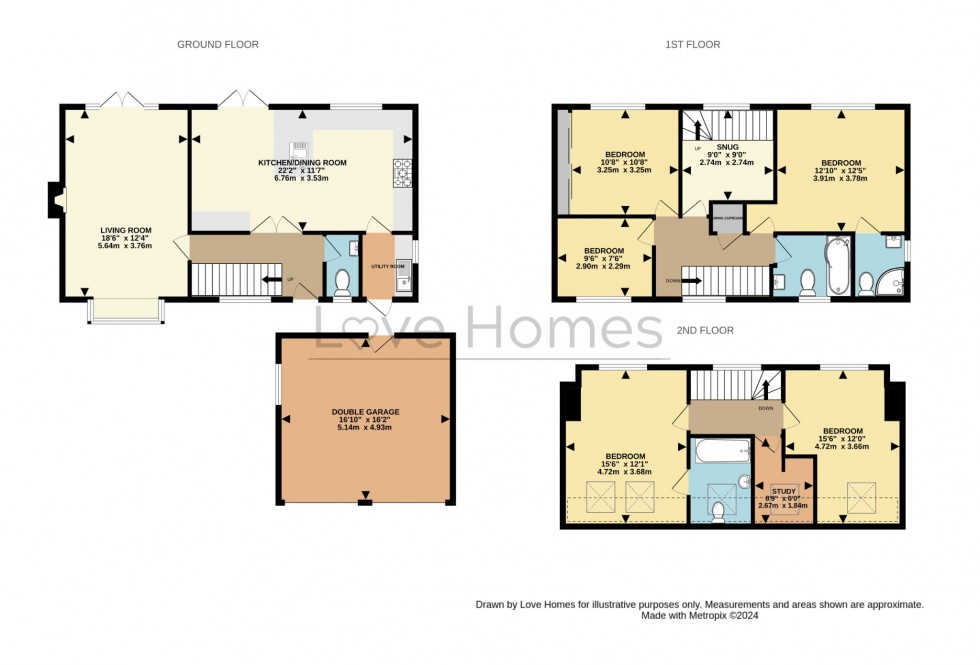 Floorplan for Balmoral Close, Flitwick