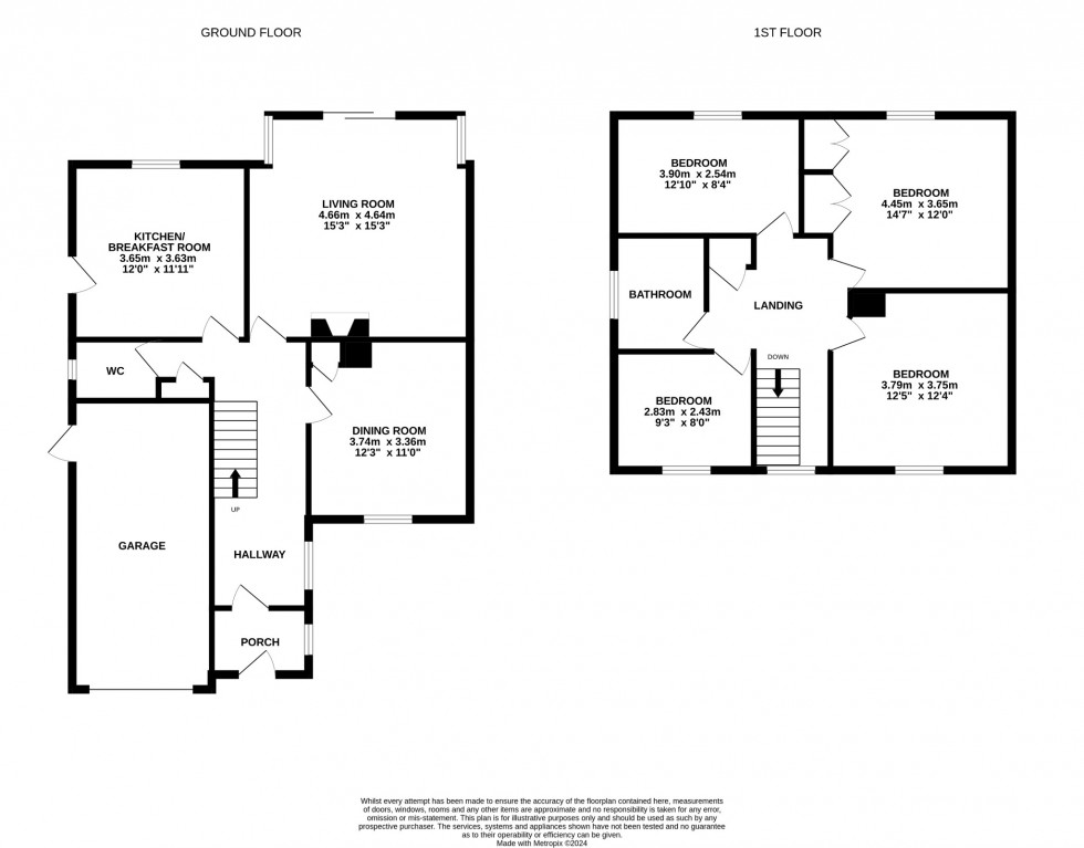 Floorplan for Newbury Lane, Silsoe, MK45 4EX