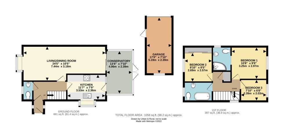 Floorplan for High Street, Westoning