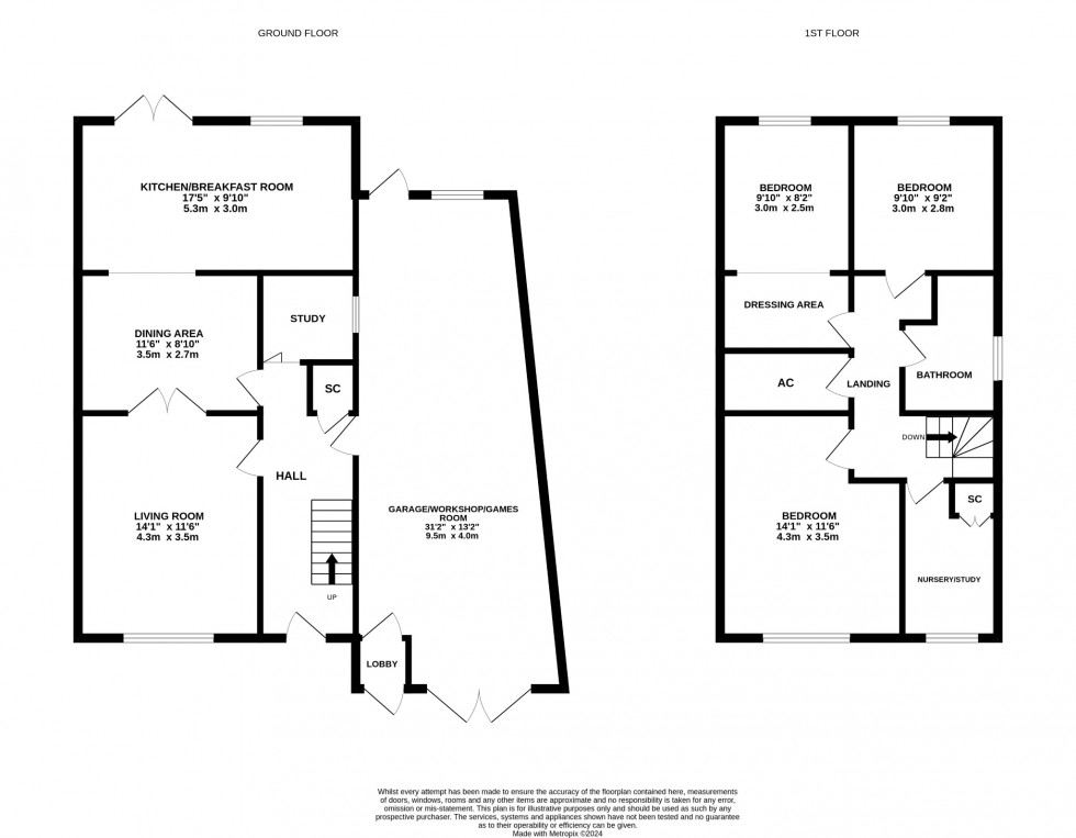 Floorplan for Norman Road, Barton-Le-Clay, MK45 4QA