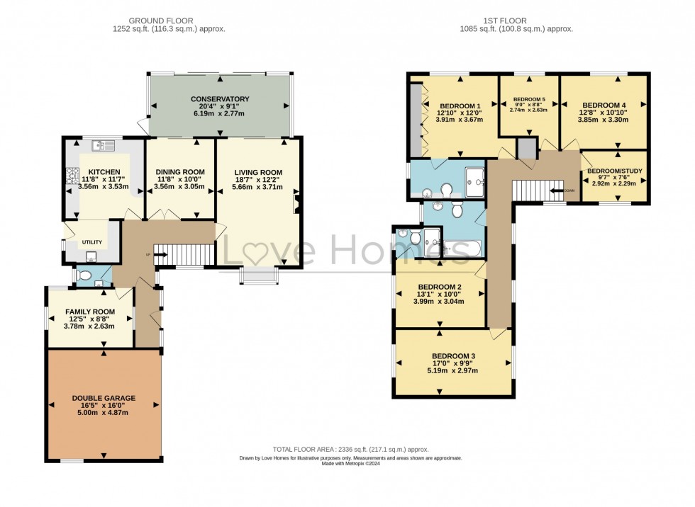 Floorplan for Balmoral Close, Flitwick