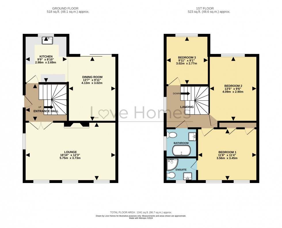 Floorplan for High Street, Lidlington