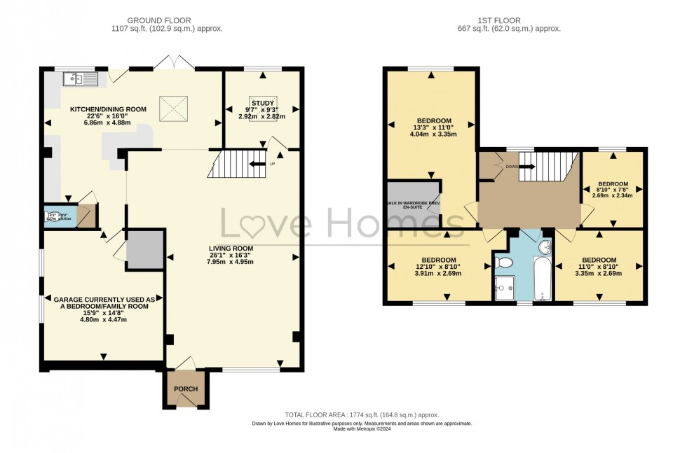 Floorplan for Newbury Lane, Silsoe