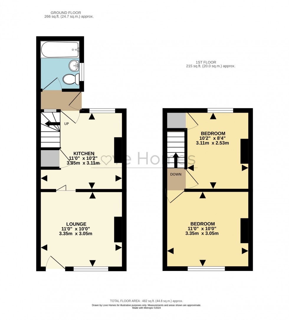 Floorplan for Station Road, Toddington