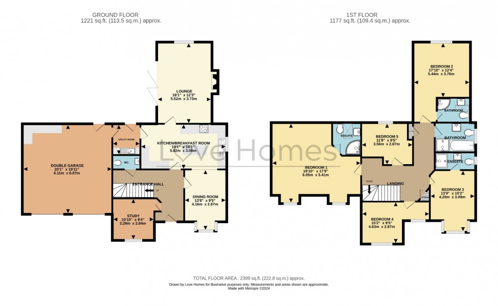 Floorplan for Shefford Road, Clophill