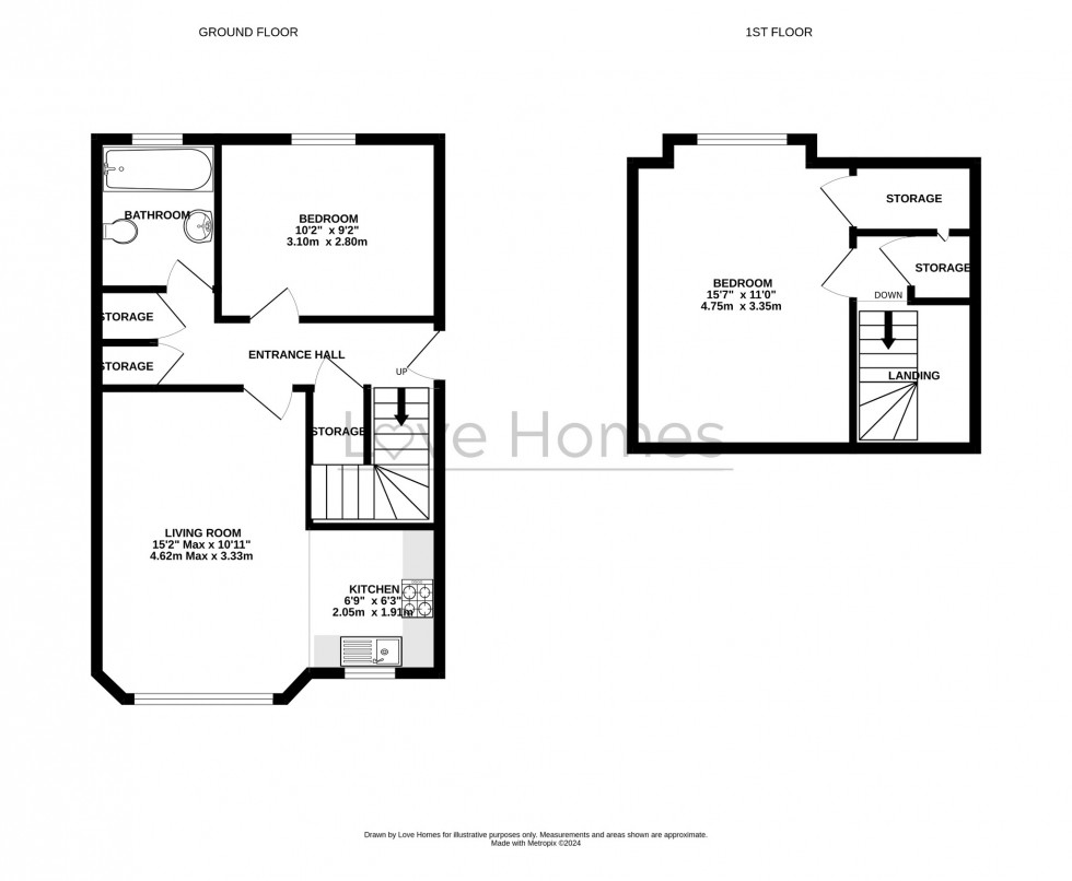 Floorplan for Malin Court, Barton-Le-Clay, MK45 4LQ