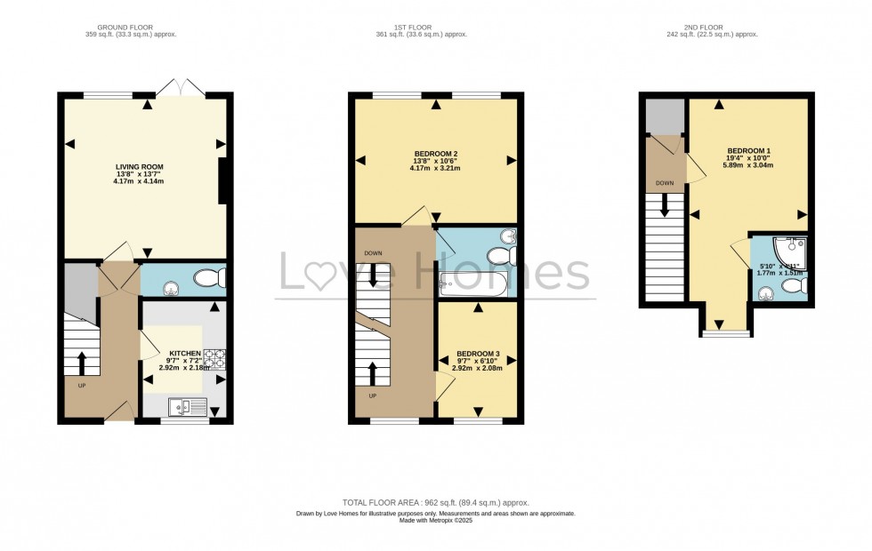 Floorplan for Ashton Gate, Flitwick