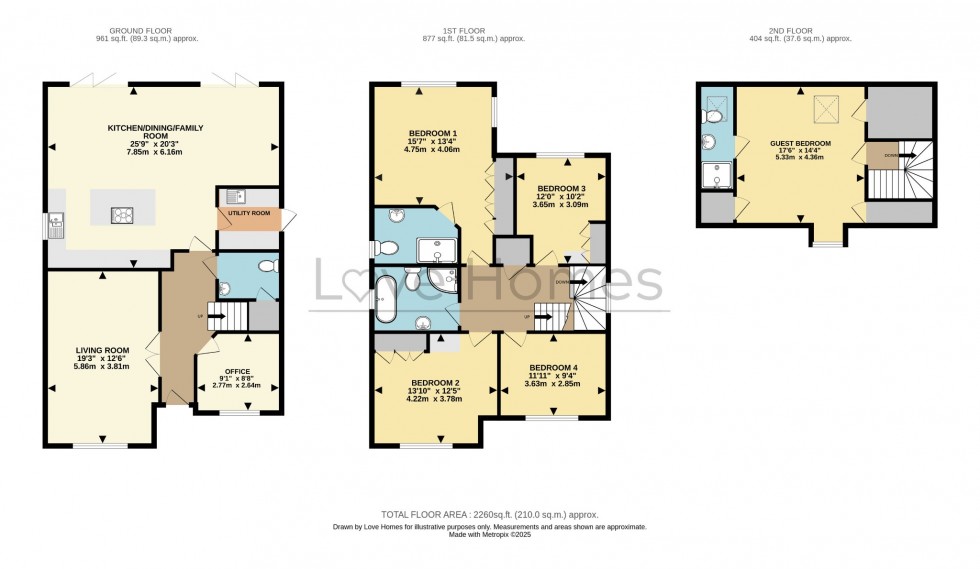 Floorplan for Church Road, Westoning, Bedford, Bedfordshire, MK45