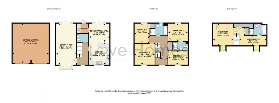 Floorplan for Seven Acres Drive, Westoning